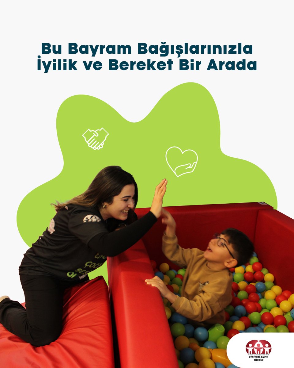CerebralPalsyTR's tweet image. Bağışlarınızla iyiliği ve bereketi birlikte çoğaltabiliriz.

Kurban Bayramı’nda vakfımıza yapacağınız bağışlarla bir çocuğumuzun eğitim ve tedavi masraflarına destek olabilirsiniz.

Bağış yapmak için bio’daki linke tıklayabilirsiniz.

#CerebralPalsy