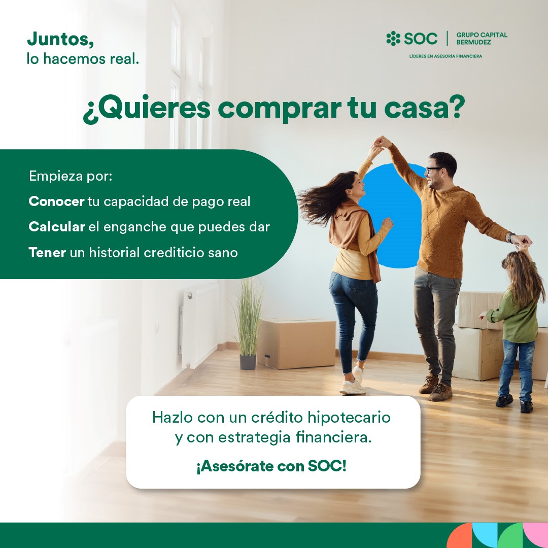 gcbermudez's tweet image. Quieres #comprar #casa 💭🏡✨ pero… ¿por dónde empiezo? 🤔

No es buscando 🔎 propiedades… es entendiendo tu #capacidad de compra 💰

Descúbrela aquí 👀 🖱️ socasesores.com/precalificacio… 🔗

¡Da el primer paso con estrategia, asesórate con #SOC! 💚
¡Contáctanos hoy! 📲