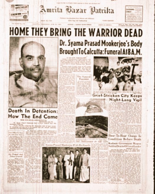 _RimaSarkar's tweet image. 🇮🇳 “Ek desh mein do Vidhan, do Pradhan aur do Nishan nahi chalenge”(One country cannot have two constitutions, two prime ministers, and two flags.)- Dr. Shyama Prasad Mookerjee. He was a brilliant scholar, educationist, barrister, and fearless nationalist who dedicated his life