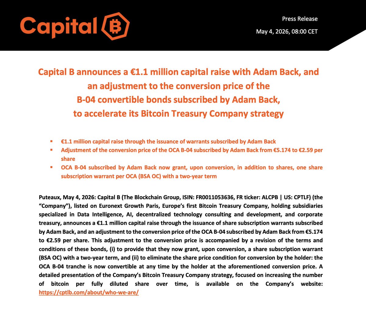 Capital B tweet media