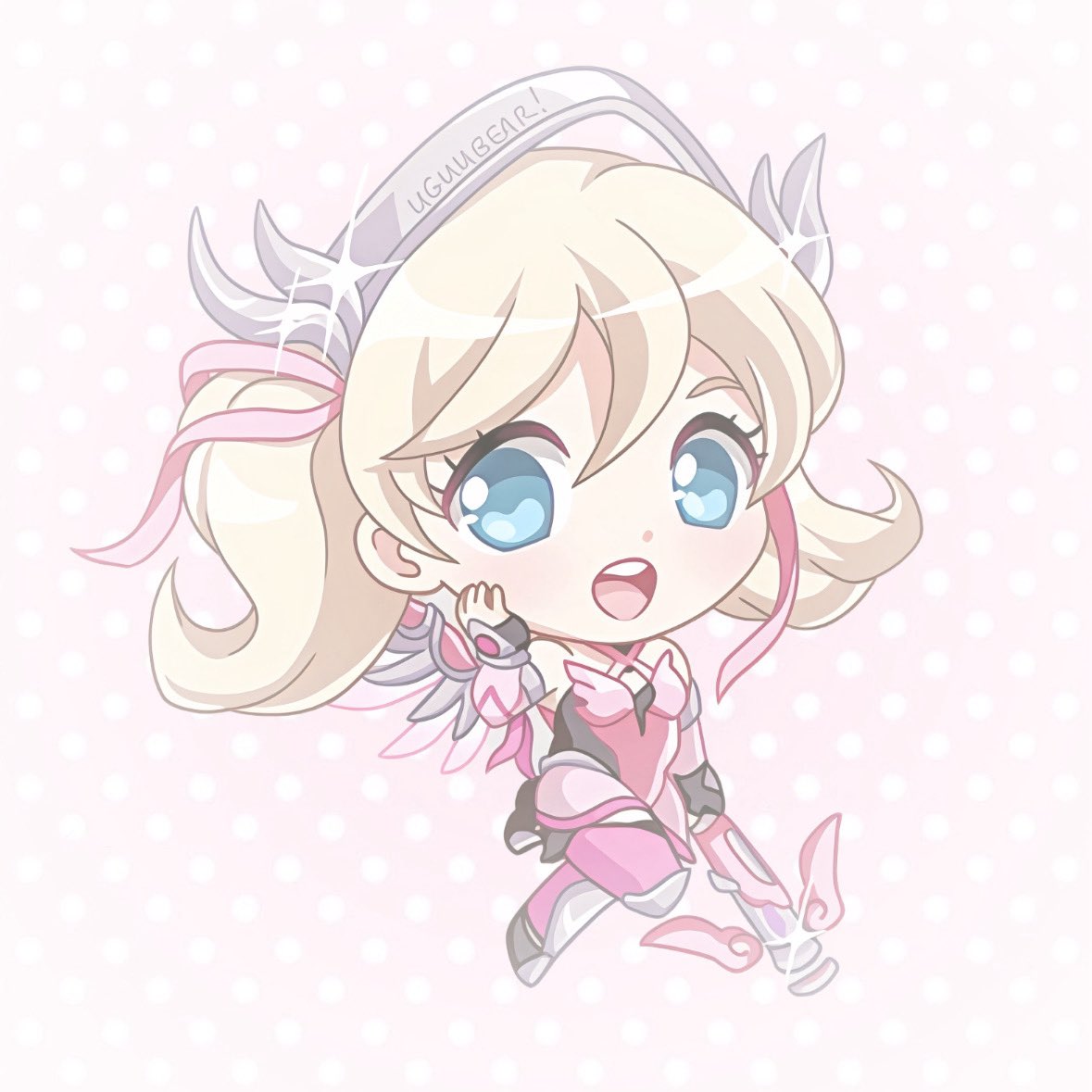 angellcakie's tweet image. 𝑝𝑖𝑛𝑘  #mercy  𝑖𝑐𝑜𝑛  ♡ ꒰ #overwatch ꒱