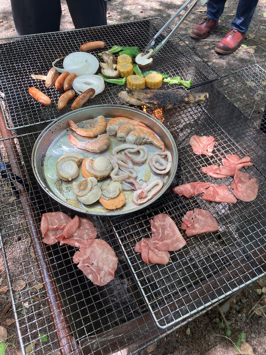 ribonn_chan_'s tweet image. クパちゃんに対抗して私はお肉ありのBBQ😾 #BBQ #やみあがり
