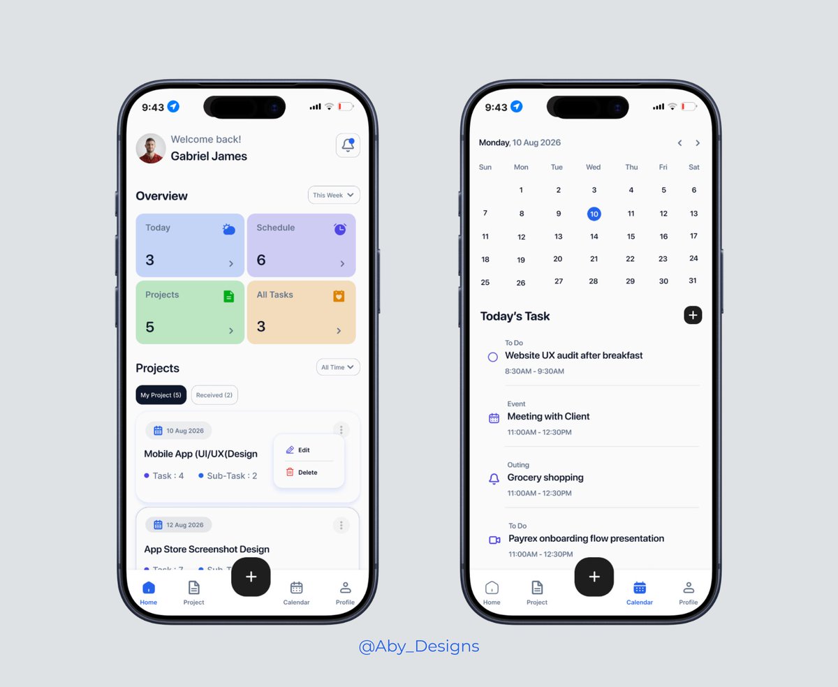 Aby • UI/UX Designer tweet media