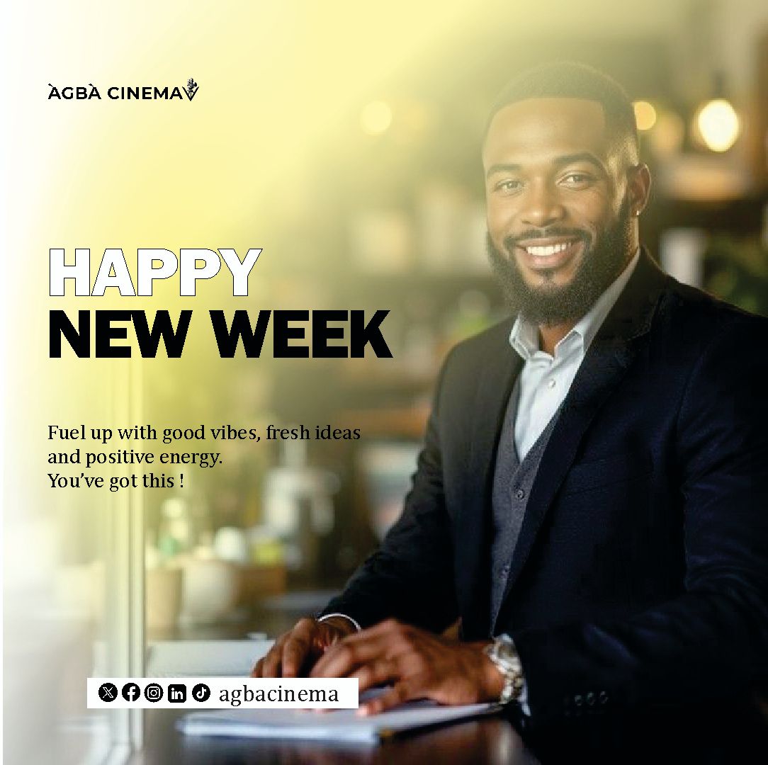 AgbaCinema's tweet image. Lights. Camera. New Week 🎬✨
Fuel up with fresh ideas, bold creativity, and positive energy.
Let’s create something amazing this week.

#newweek #monday #newideas