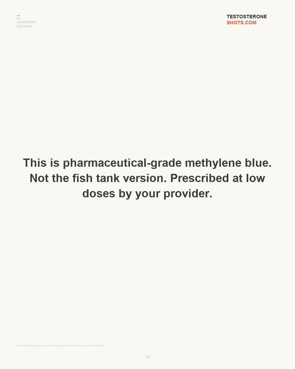 __Testosterone_'s tweet image. Most people focus on symptoms.

Very few focus on cellular energy.

That’s where compounds like methylene blue come in.

If you’re serious about optimizing how you feel and perform, you need to understand what’s happening at the mitochondrial level.

#PerformanceHealth #Longevity
