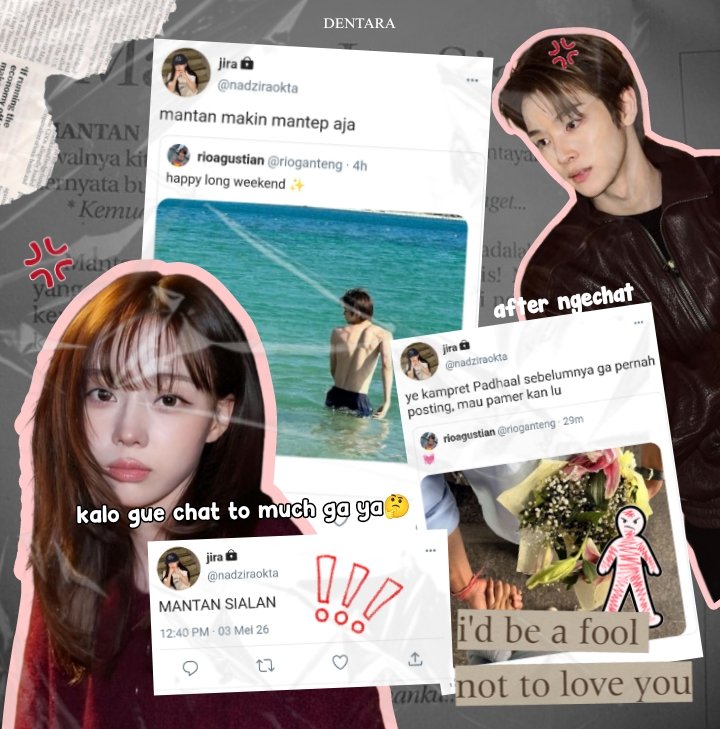 — Nanya kabar berujung tengsin 

#bambyeol three twit au by <a href="/dentaraaaia/">𝓙 ||</a> 
#WMCWritingChat