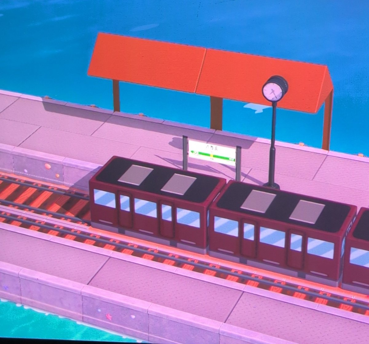 SALEC309's tweet photo. @bbung572 so good! im working on a train station right now but its very much a work in progress 🥹 (i changed it more but didnt take a picture) using a ground object on the sand makes it look more 3d! very cool trick i found https://t.co/Mt2dKRgSsa