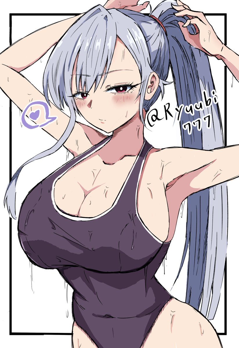 Ryuubi777's tweet photo. スク水の作画ミスを修正しました。
胸の谷間の塗りを変更を致しました。
明日から忙しくなるので投稿頻度が低下します。
ご了承ください。
#100カノファンアート https://t.co/VHfxyUllps