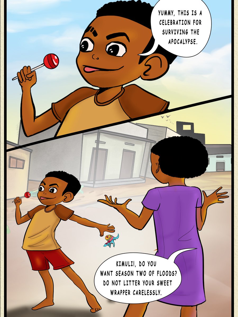 FacesUpUganda's tweet photo. The headlines are loud. Flooding. Waste. Climate pressure.

But are we helping children understand their role in it?

@Eziecomicsug  (Mayambala), an emerging illustrator is doing exactly that.
Mayambala just launched “Banange” a digital comic series that helps children make sense of why their city floods.

Not through lectures.
Through stories they can see themselves in.
Pictures. Reality. Everyday!

He breaks it down simply:
• How single-use plastics when wrongly disposed of, block drainage
• How blocked drainage systems turn rain into floods
• What everyday simple actions can change the outcome.

In his words:
“When floods happen, people are quick to point fingers, yet they also have a part they might have played.”
Five years ago, Mayambala was a passionate youngster we identified through an art contest we held in 2020.
Learning. Exploring. Finding his voice.
Today, he’s doing something different:
He’s teaching.

Using the same creative tools he has honed through our program over time,
but now shaped by experience, awareness, and responsibility. He is using them to teach others.

This is what THRIVE looks like at Faces Up Uganda.
Not a one-time intervention.
Not a moment of support.

A long arc of:
Skill → Voice → Contribution

Because when young people are given:
• Safe creative spaces
• Consistent mentorship
• Time to grow
They don’t just heal.
They build, lead, and teach.

📷 Save this to follow "Banange" as it unfolds.

📷 Follow @Eziecomicsug  to see where Mayambala’s journey goes next and he is a true definition of consistency and passion.

#FacesUp #educativecomics #Banange
