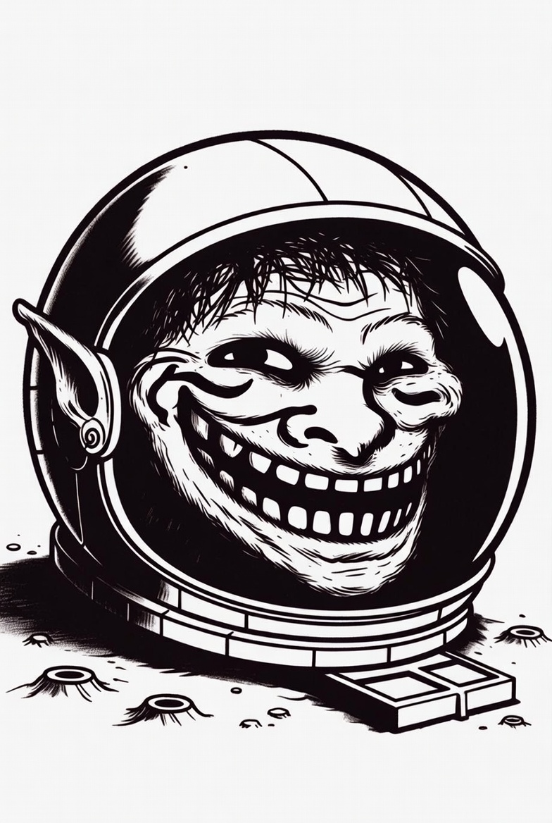 goblintown_dev's tweet photo. @elonmusk Path to Petawatts is Mass Drivers on Moon 🧌🚀

My goblin engineer already started the project on the lunar surface.

Who’s funding the mud base? https://t.co/JSfXP8s8C1