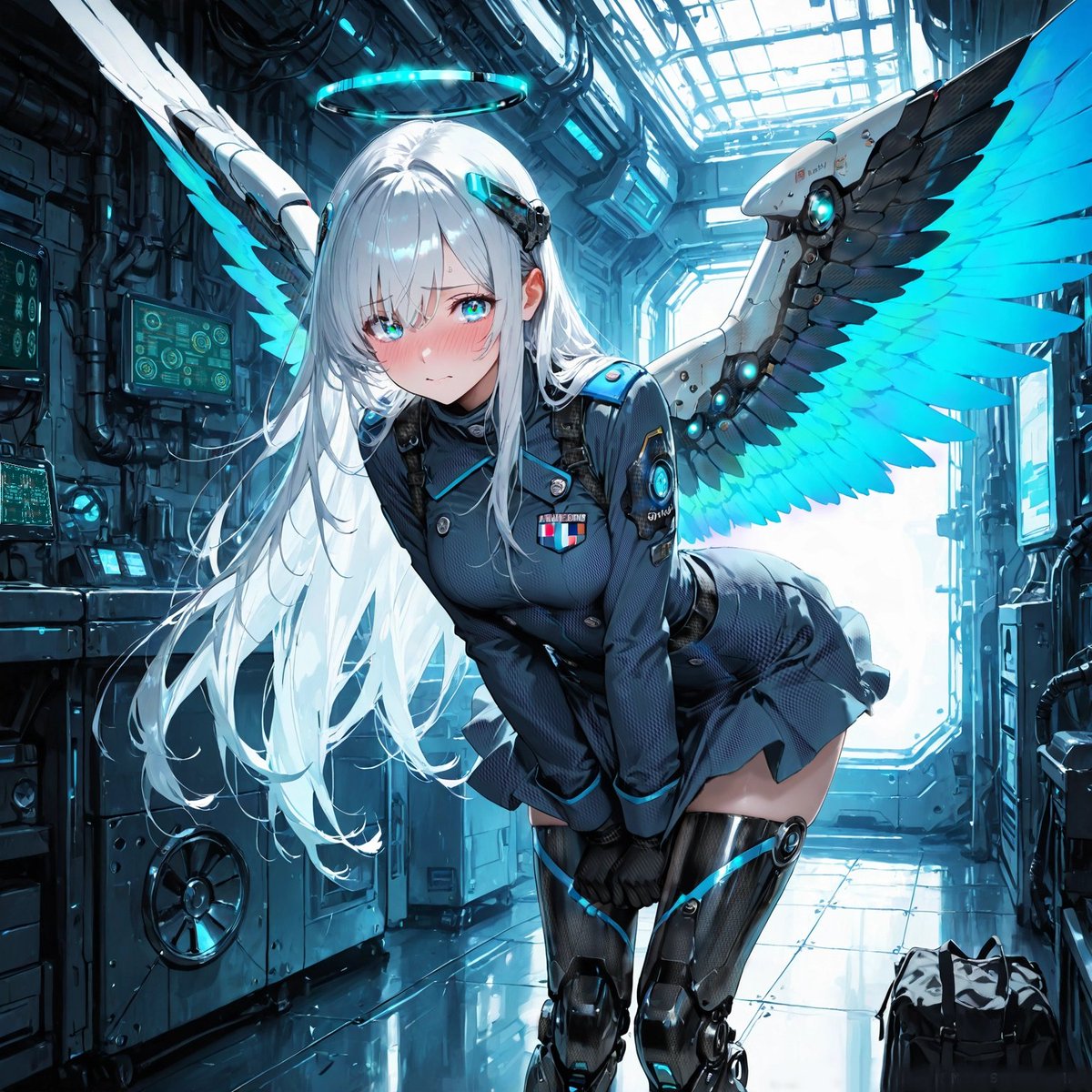 堕天ちゃん危機一髪（Ver2.0）
何故だろう? 某教団の戒律に従いキチンと「隠している」筈なのに私の不完全な良心回路がアラートを発している。何処かの天才科学者がAIに悪の笛の音を聞かせているに違いない（SFW）。