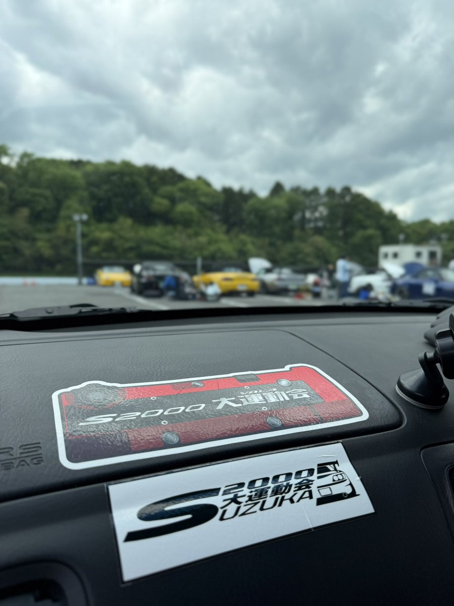 イベントステッカー早速貼ってみた！
 #s2000大運動会2026