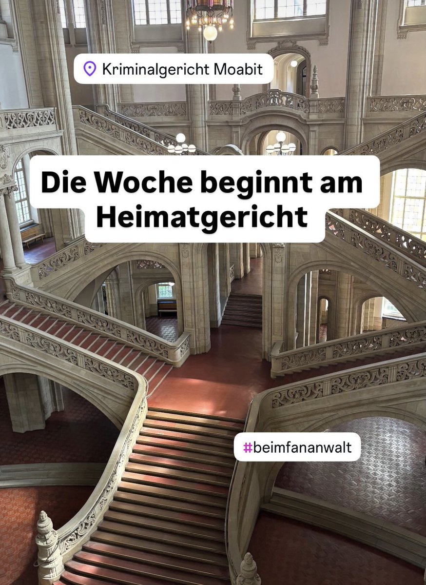 renelauberlin's tweet image. Die Woche beginnt am #Heimatgericht in #Moabit

#fananwalt #beimfananwalt #fananwaltberlin