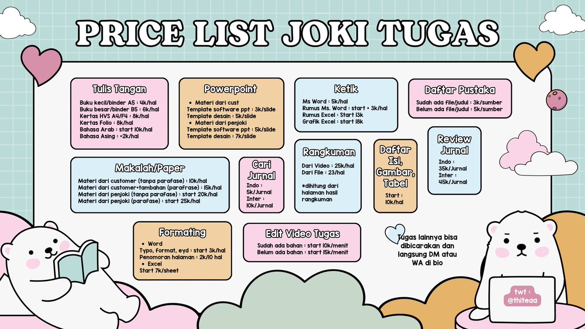 Az | OPEN JOKI TUGAS tweet media