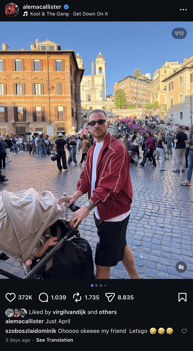 EPLBible's tweet photo. This Instagram photo dump has sparked debate amongst Liverpool fans…

It was just 3 days before Mac Allister was on a trip before Liverpool’s game vs Man United. 

Focussed on the job? 🤔 https://t.co/RyITIXFGz2