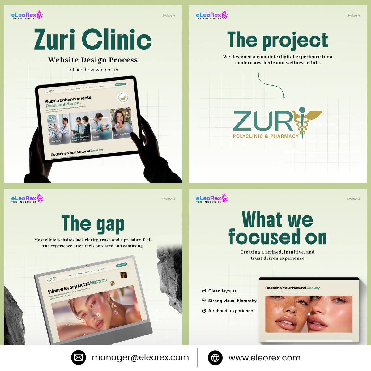 eleorextech's tweet photo. Transforming Wellness Through Design 🏥✨

Whether you are in healthcare, eCommerce, or tech, we specialize in UI/UX and web development that converts.

#Detroit #Tyson #aflswansdees #nrlknightssouths #nrlsharkstigers #Bobbyqsmp #Matheson #WeTheNorth #Cavs https://t.co/1DtMpXCRj9
