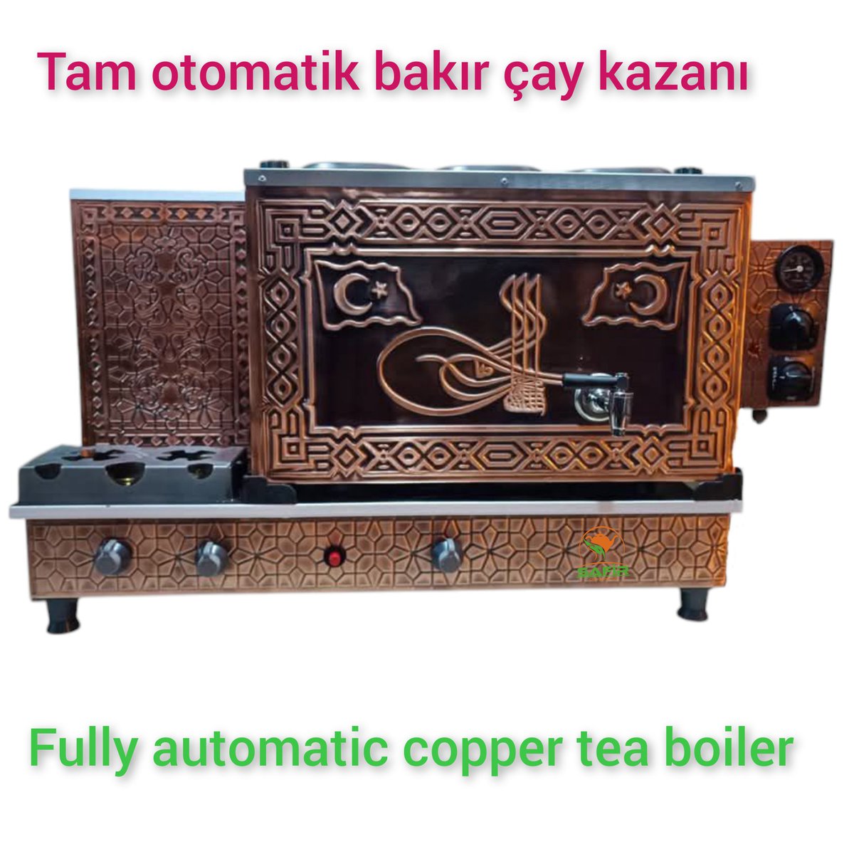 safircaykazan's tweet photo. 3 gözlü bakır tam otomatik çay ocağı kazanı
Safir Çay Kazanları
📞 05424140910
🖥️https://t.co/6jPDMChHy5
#bakırçaykazanı #bakırçayocağı #çaykazanı #çayocağı #bakırçaysemaveri #semaver #teaboiler #çaykeyfi 
#endüstriyelmutfak #copper #home #restaurantdesign #restaurant #bakırişi https://t.co/Jg5pBHqjXS