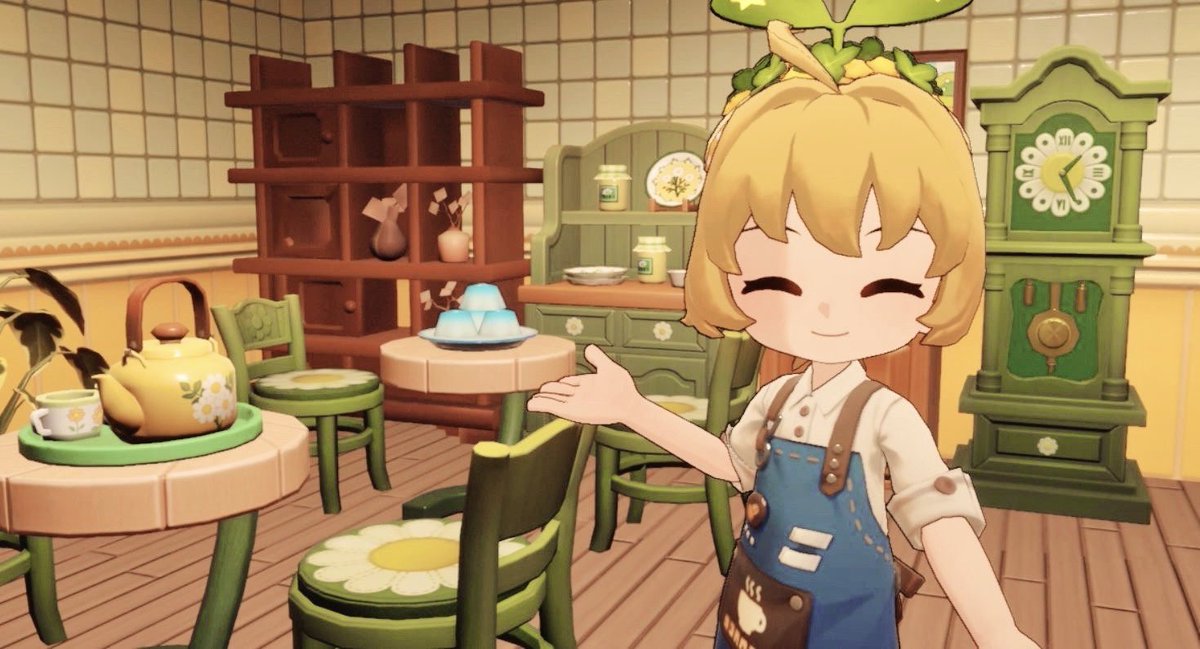 berrybox's tweet photo. おうちレストラン風🍽️
ブラウンとグリーン系の組み合わせ好きかもしれない
もっと家具集めたい〜！(常にコイン不足)

#プチプラネット
#プチプラネットのお試し移住日記 https://t.co/b6mtZG26jS