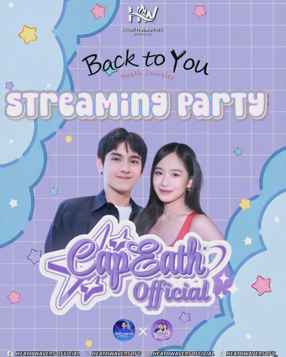 HeathJornaleSVT's tweet photo. Tonight’s gonna be a good one 💜

Capeath Official is joining us for a Stationhead streaming session as we continue pushing Heath Jornales’ Back To You (Main and Acoustic) closer to 500K before his birthday.

Catch us from 8:00 PM to 11:00 PM together with Dylan Homies as we also support Dylan Menor’s Gustong-Gusto Kita & Siguro for this collaboration party.

Let’s stream, vibe, and show our full support all the way. See you in the room 💙

Stationhead link:
https://t.co/mDzUJS7yXQ

HEATHs JOLLYBDAY TOMORROW 
HEATHs JOLLYBDAY TOMORROW
#MoyFriesSnackCombo