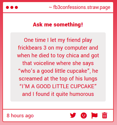 Frickbears 3 Confessions tweet media