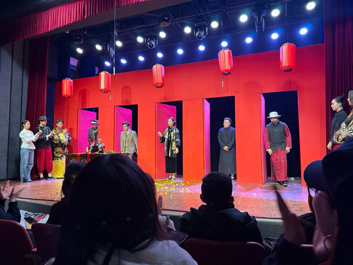 sunumk's tweet image. Last night’s theater show Absolute magic! The cast’s energy, the set design—pure art. If you haven’t grabbed tickets yet, RUN.  #LiveTheater #MustSee