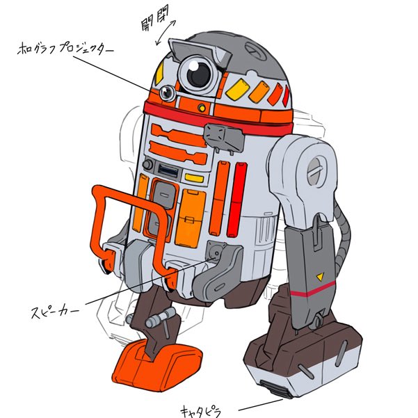 KiuchiShika's tweet photo. #maythe4th
STAR WARS / VISIONS3『四枚羽の詩』に登場するR9-TR2（トーチュ）を実写化？してみました。僕の拙いプロンプトはどうにも色味を完全再現してくれませんでしたが40回くらいトライした中ではこれが1番良く出来たかもなので見てください。
#starwarsvisions #四枚羽の詩 #thesongoffourwings https://t.co/t8afMUJowi