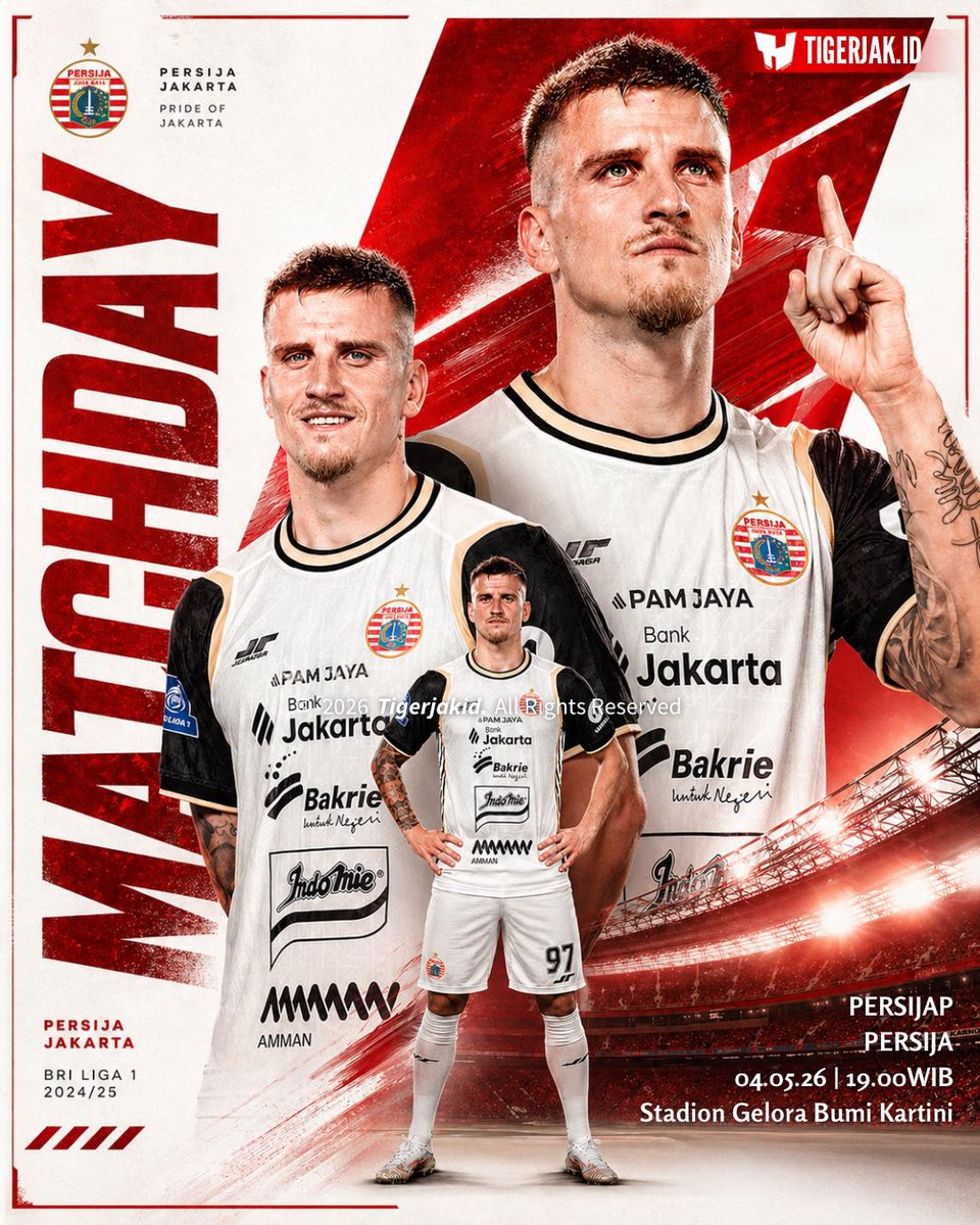 Tigerjakid's tweet photo. MATCHDAY!

#Persija https://t.co/pJ8KlDjQux