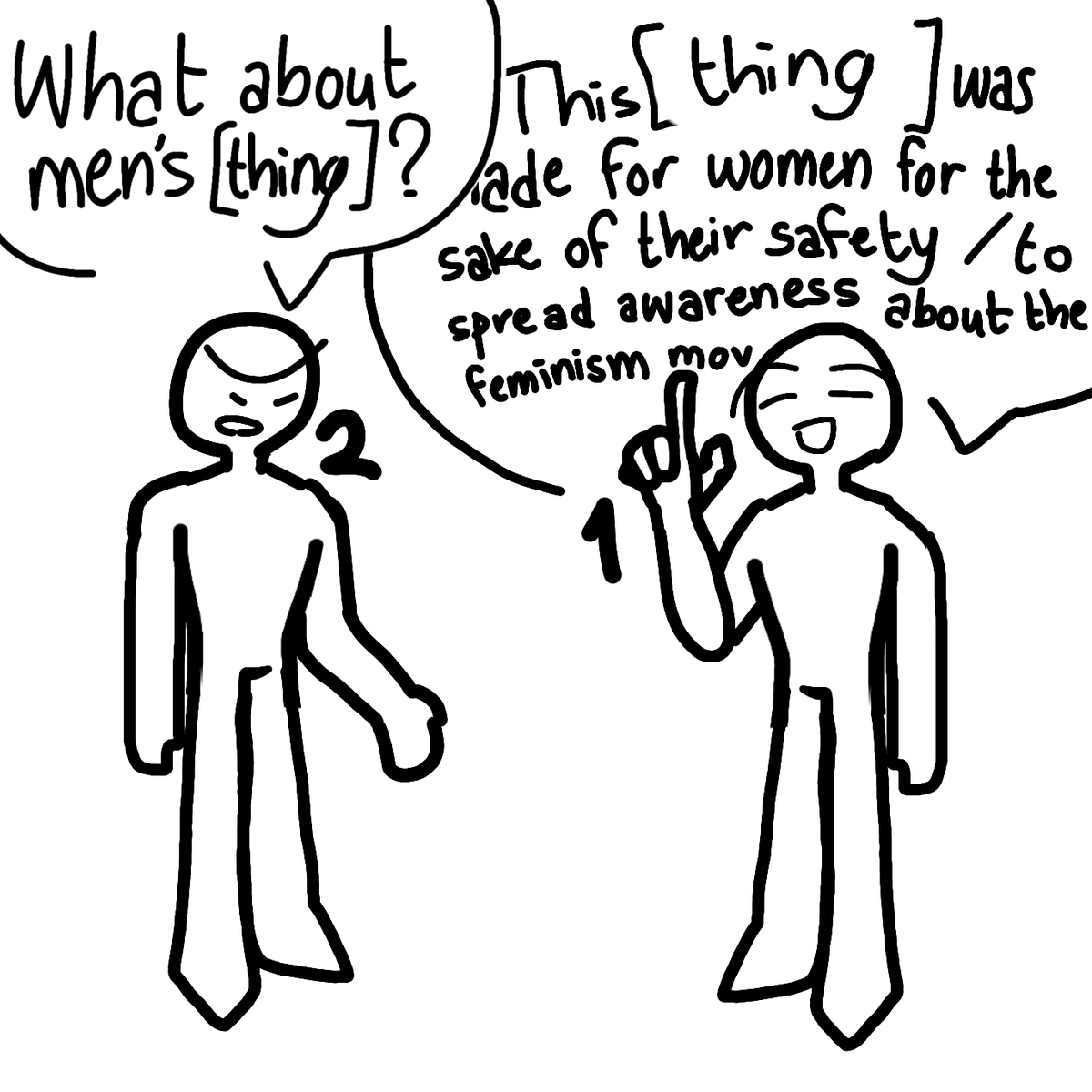 BlueAlienStar's tweet image. Something I have noticed a lot... #feminism