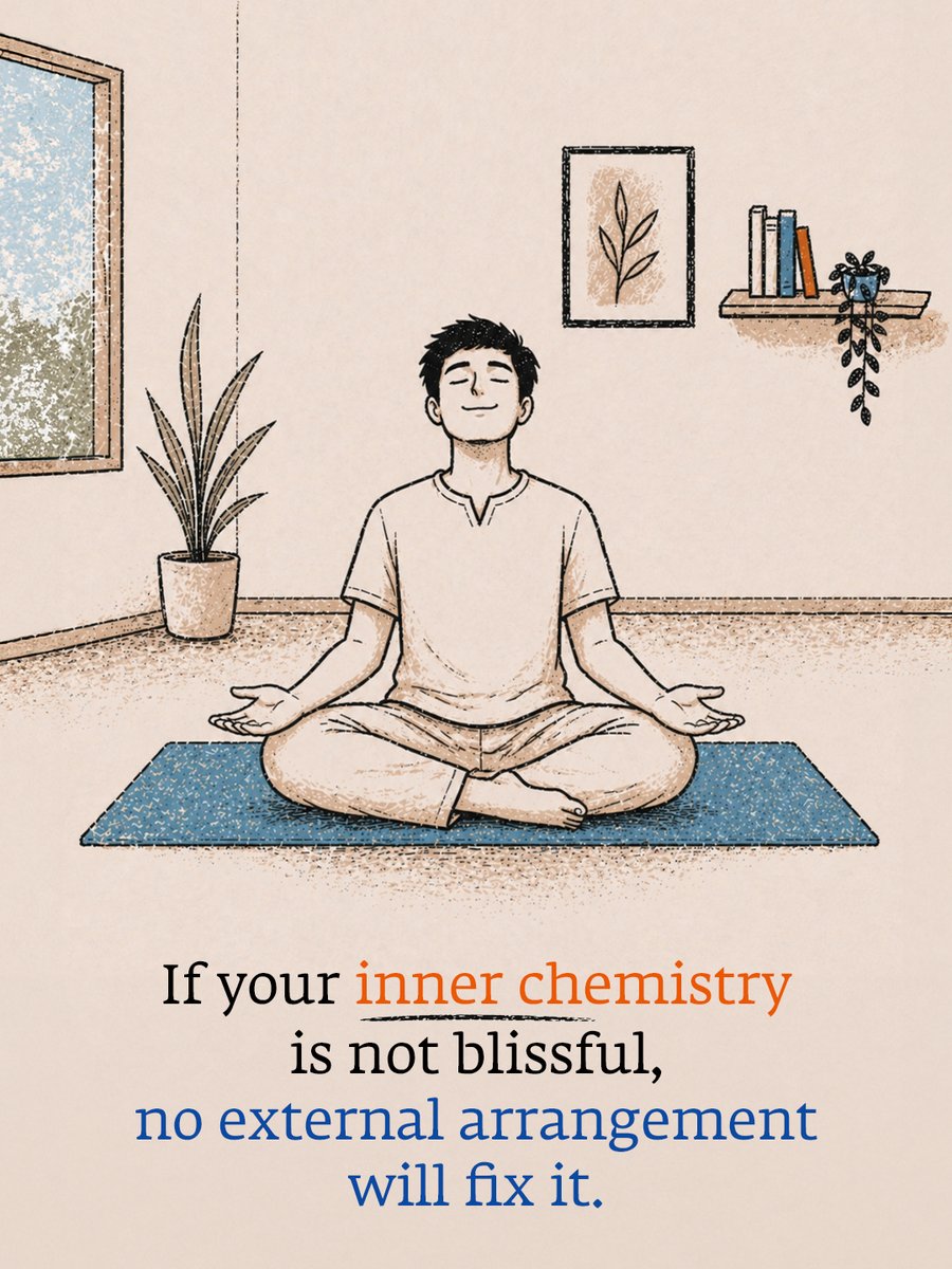 ishafoundation's tweet image. We have more comfort than any generation before us.
Yet many people feel more restless than ever.

What do you think is missing today?

Register Now: sadhguru.co/ie
