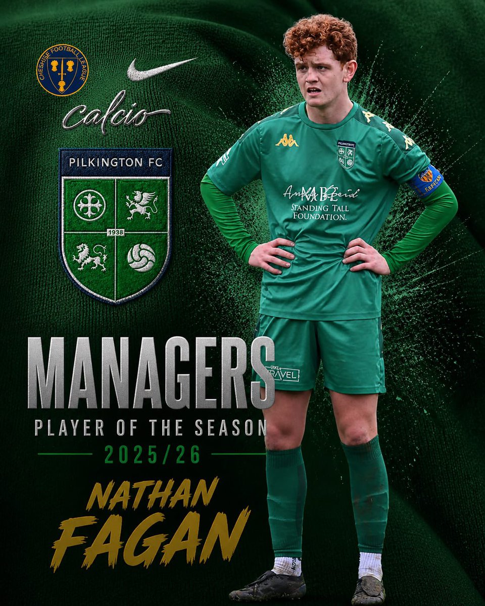 PilksFC_Firsts's tweet photo. Managers player of the year award went to Nathan Fagan. 

Fago has been an ever present to our midfield this season and has raised his own level and that of those around him with consistent performances https://t.co/ZuheS8C4D2