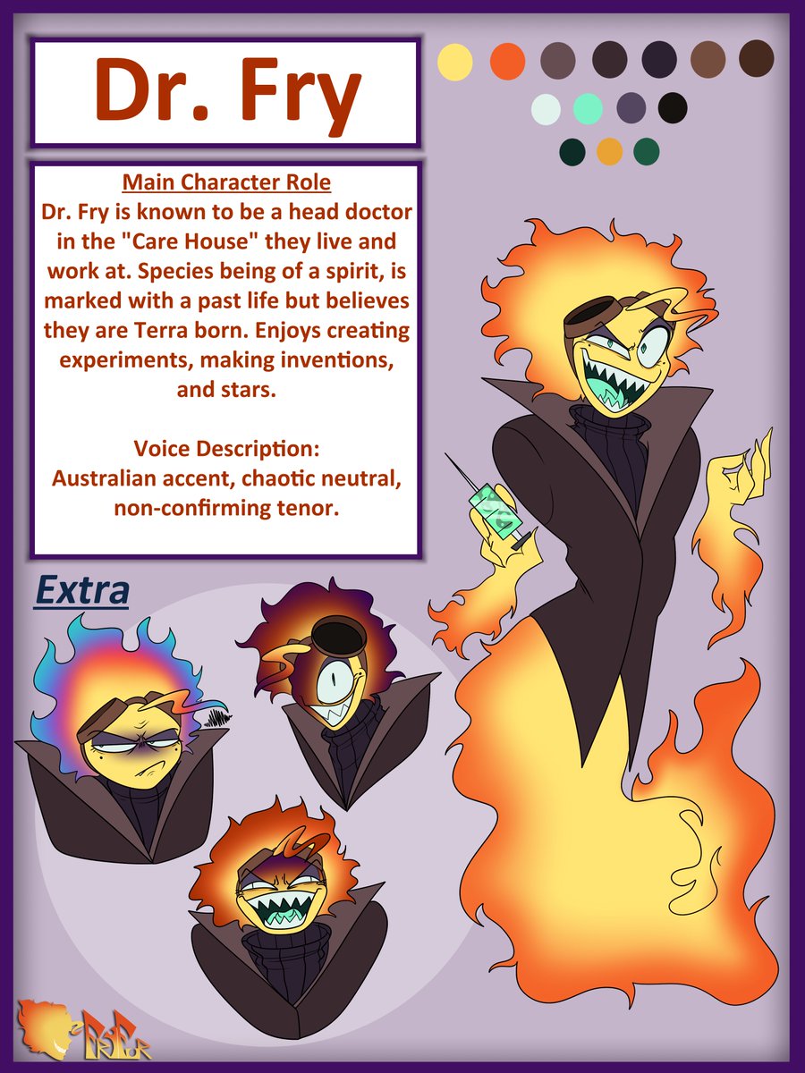 ItzFryFur's tweet photo. Another Ghastly Encounters character design has been revealed! 
(Wonder why they look so familiar...)
#GhastlyEncounters #GE #Artist #OriginalProject #OC #Art https://t.co/JPBDUO82fa
