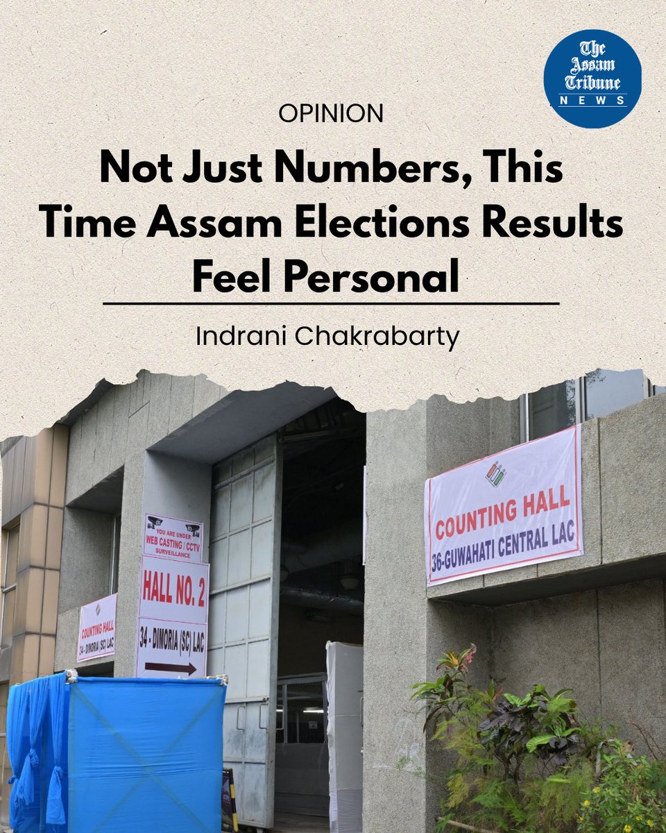 assamtribuneoff's tweet image. #OPINION | For a long time, elections carried a kind of indifference among many — a quiet “who cares who comes to power.” But this year feels different. The tone has shifted. Now it feels more like, “we need to make sure things don’t get worse… maybe they can get better.” And in