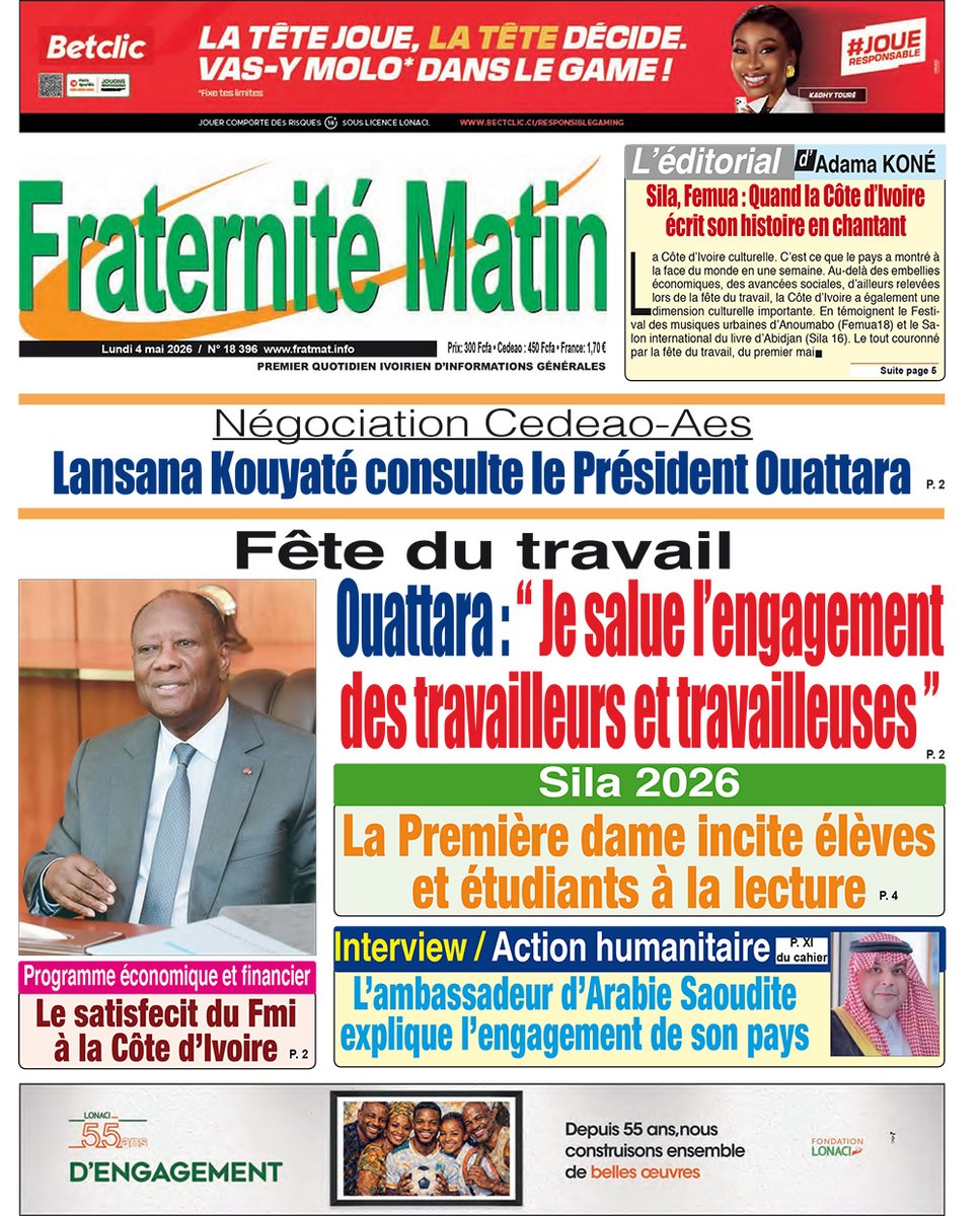 Fraternité Matin tweet media