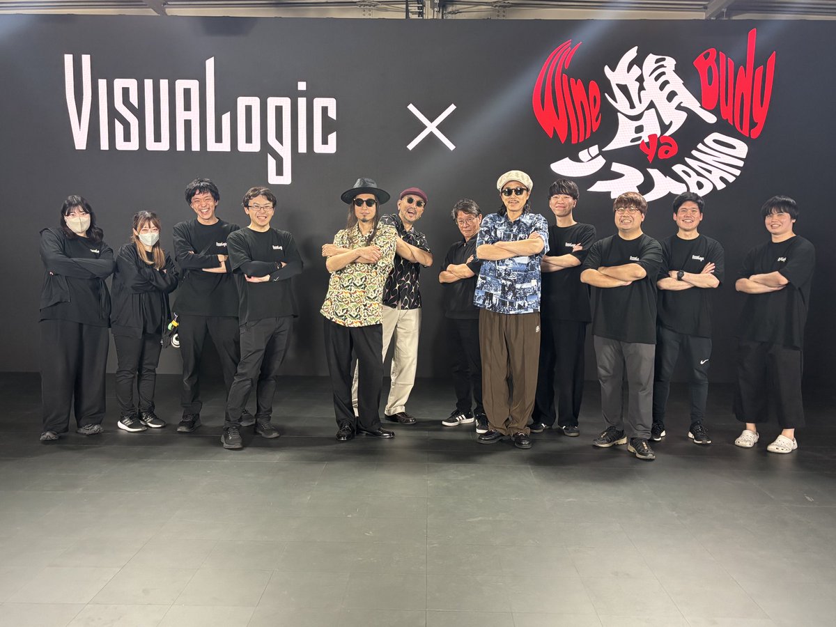 VISUALOGIC_jp's tweet photo. MV撮影無事クランクアップしました！！✨
韻シストBANDさんが最高にかっこよくかなりいい画ばかり撮影できました！
今回MV制作に携わらせて頂きありがとうございました！
MV公開まで楽しみにお待ちください！🕺
#韻シストband #韻シスト https://t.co/kRXjSEew2s