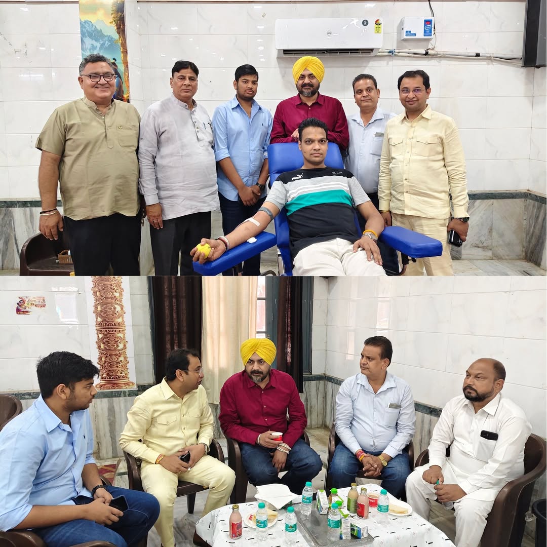 minkujawandha11's tweet image. ਲਾਇੰਸ ਕਲੱਬ ਸੰਗਰੂਰ ਰਾਇਲ ਵੱਲੋਂ ਆਯੋਜਿਤ ਖੂਨਦਾਨ ਕੈਂਪ ਵਿੱਚ ਸ਼ਿਰਕਤ ਕਰਕੇ ਮੌਕੇ ’ਤੇ ਆਪਣੀ ਹਾਜ਼ਰੀ ਲਗਵਾਈ।
ਕਲੱਬ ਵੱਲੋਂ ਕੀਤਾ ਗਿਆ ਇਹ ਸਰਾਹਣਯੋਗ ਉਪਰਾਲਾ ਸਮਾਜ ਲਈ ਬਹੁਤ ਹੀ ਪ੍ਰੇਰਣਾਦਾਇਕ ਹੈ ਅਤੇ ਹਰ ਇਕ ਨੂੰ ਅਜਿਹੇ ਨੇਕ ਕਾਰਜਾਂ ਵਿੱਚ ਵੱਧ ਚੜ੍ਹ ਕੇ ਯੋਗਦਾਨ ਪਾਉਣਾ ਚਾਹੀਦਾ ਹੈ।
#sangrur #blooddonation #drjawandha