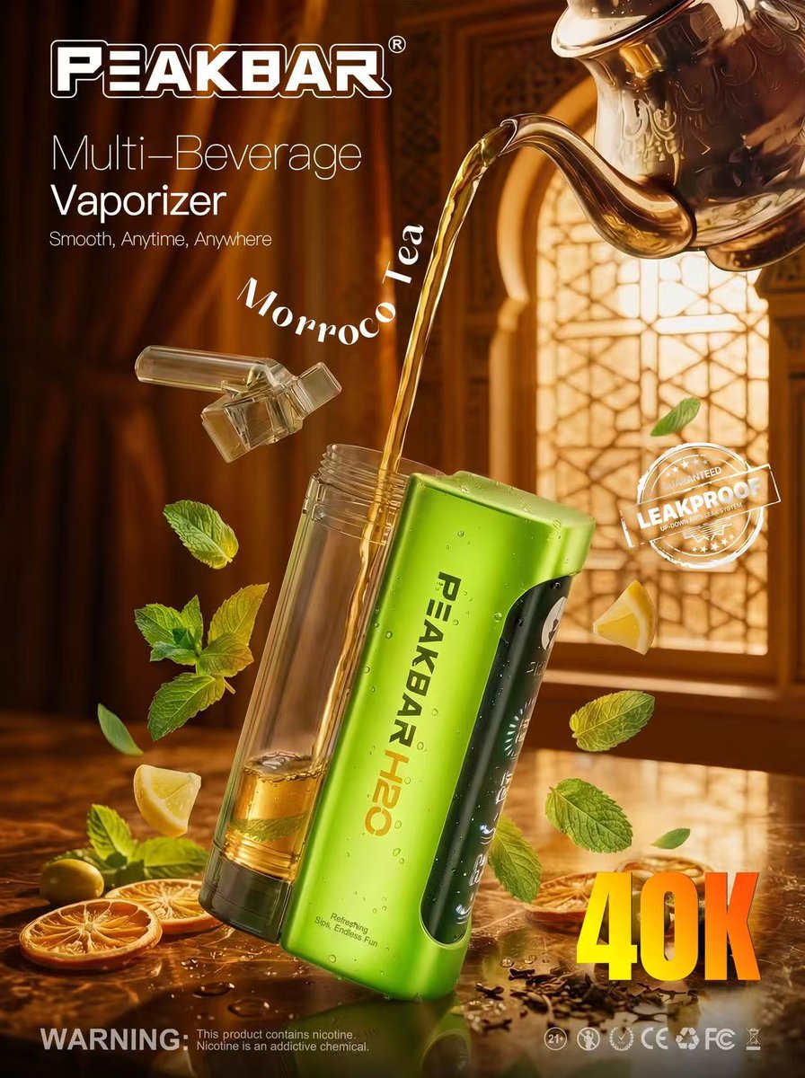 HJTJed's tweet photo. 🌟 Peakbar H₂0🌟

🚀World’s 1st multi-beverage vaporizer
🚀DIY, cocktail/mojito/coffee/milk/water…
🚀40000 puffs
🚀1000mAh battery
🚀10 flavors

📞WhatsApp: +86 13715330125
🌐Website: https://t.co/6vuQ3ycnvR

#huajitong #hjt #wincloud #peakbar #peakbarh₂0 #h₂0 https://t.co/TiC5SLHKDJ