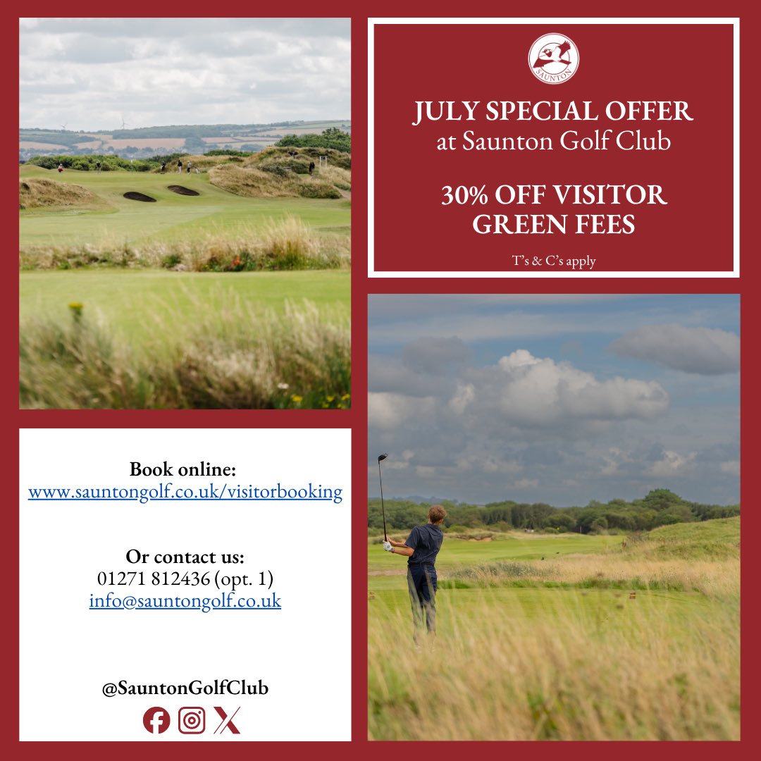 Saunton Golf Club tweet media