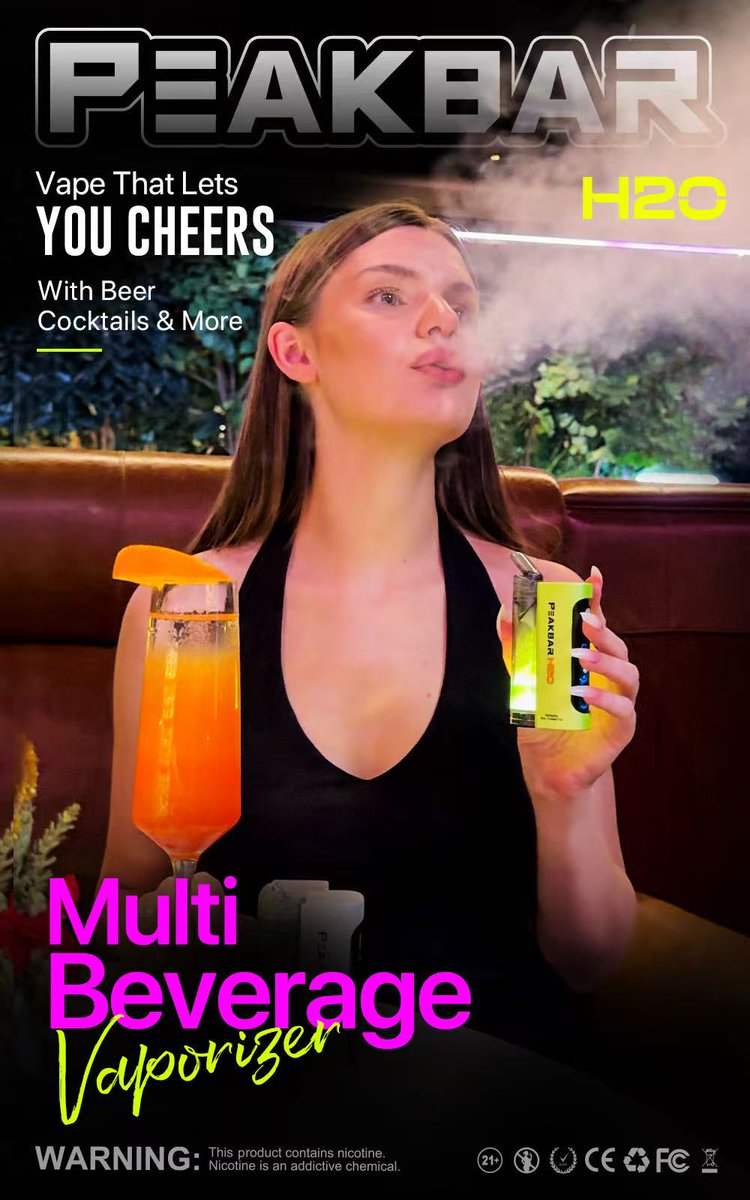 HJTJed's tweet photo. 🌟 Peakbar H₂0🌟

🚀World’s 1st multi-beverage vaporizer
🚀DIY, cocktail/mojito/coffee/milk/water…
🚀40000 puffs
🚀1000mAh battery
🚀10 flavors

📞WhatsApp: +86 13715330125
🌐Website: https://t.co/6vuQ3ybPGj

#huajitong #hjt #wincloud #peakbar #peakbarh₂0 #h₂0 https://t.co/0eL1rLv8uz