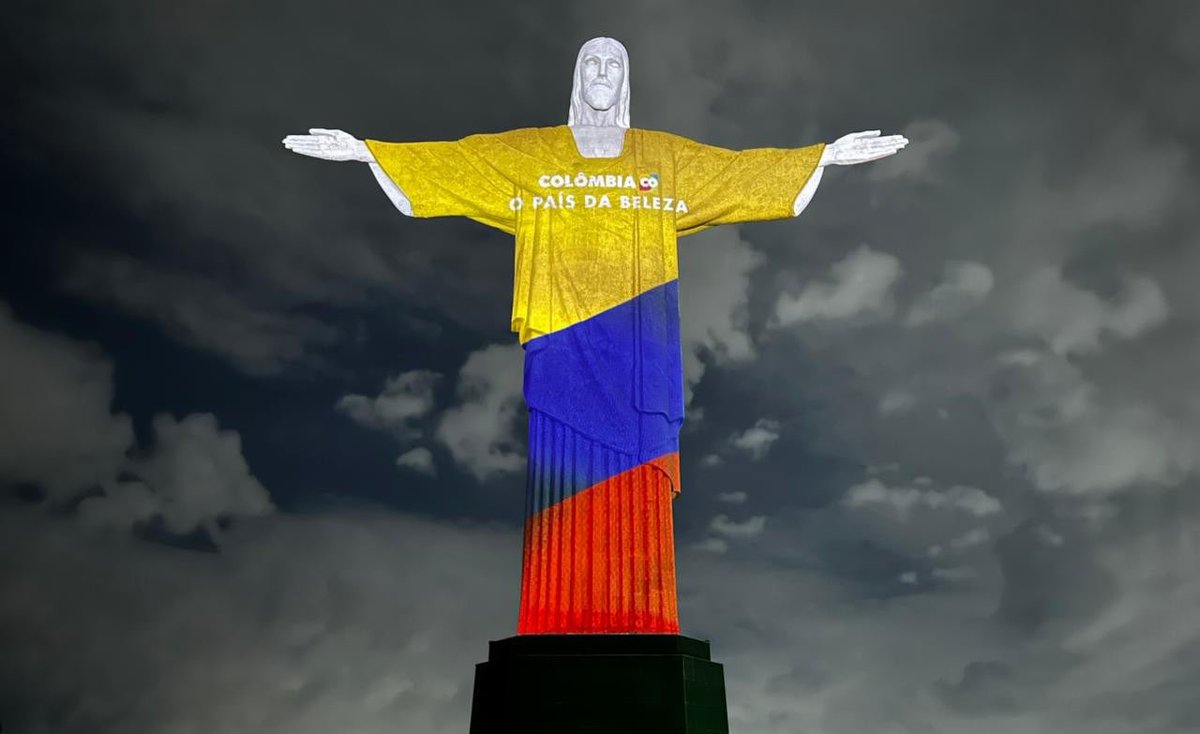 Cada vez más fuerte la amistad entre los países que más se parecen de Latam 🇧🇷🤝🇨🇴