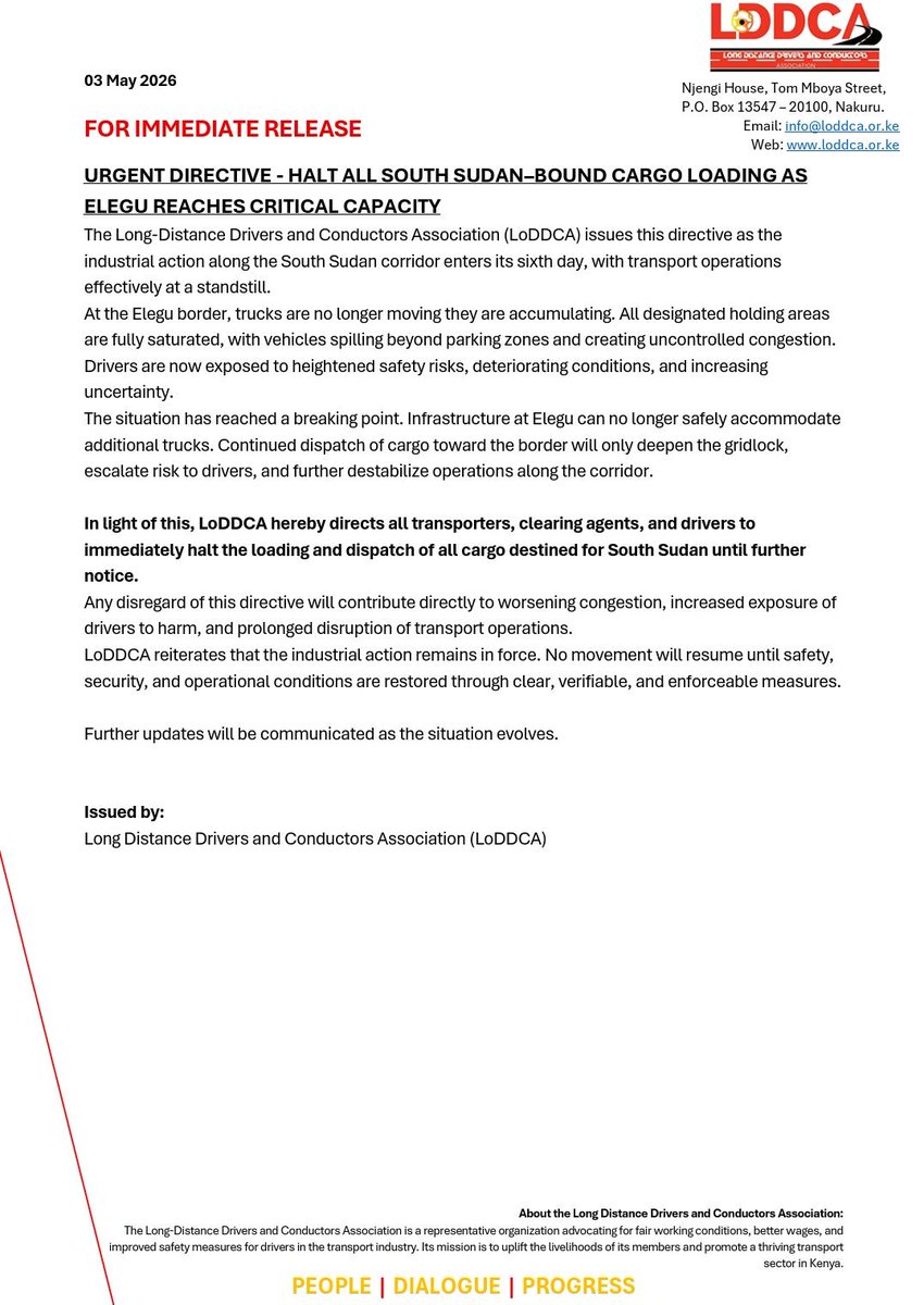 Long Distance Drivers and Conductors Association tweet media