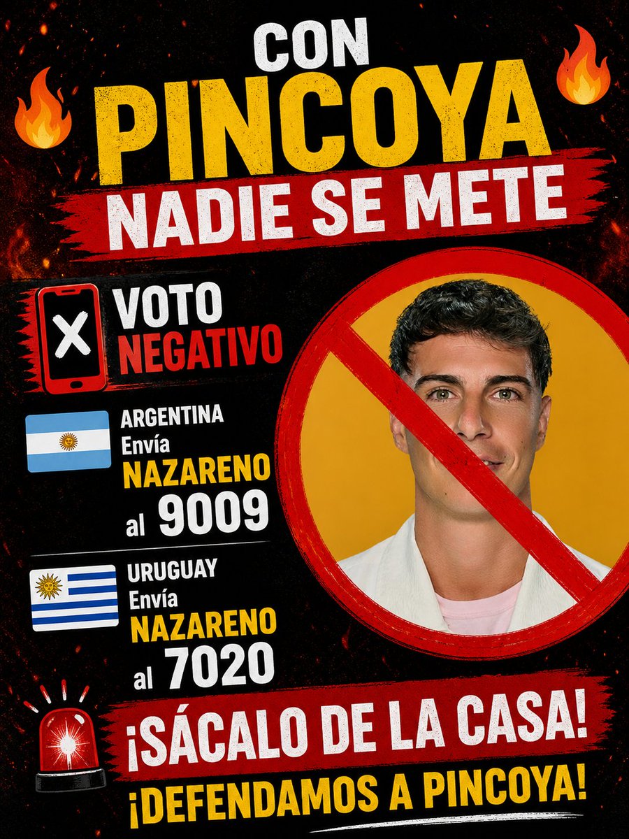 riluno's tweet photo. Mis 140 Votos Para El Agresivo de Nazareno ❎

Votos Masivos Negativo 💥

Nazareno al 9009 🇦🇷
Voto Nazareno al 7020 🇺🇾

#Granhermano
#GranHermanoGeneraciónDorada 
#DíaDeLaMadre https://t.co/43yeiwCV7a