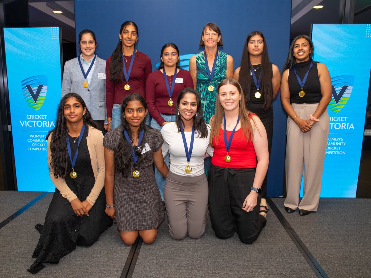 cricketvictoria's tweet photo. Moments captured from our 2025-26 Women’s Community Cricket Competition Awards Night held last Friday at CitiPower Centre 💙

Congratulations to all players and officials who received recognition throughout the evening! 🌟 https://t.co/cZnZvRo4Ie