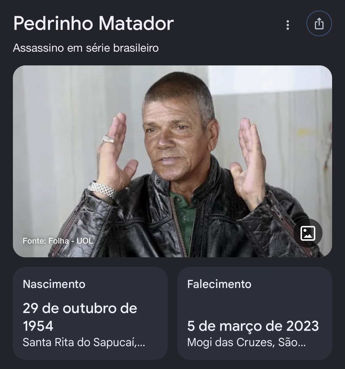 Predinho matador morreu chefe, faz 3 anos inclusive…