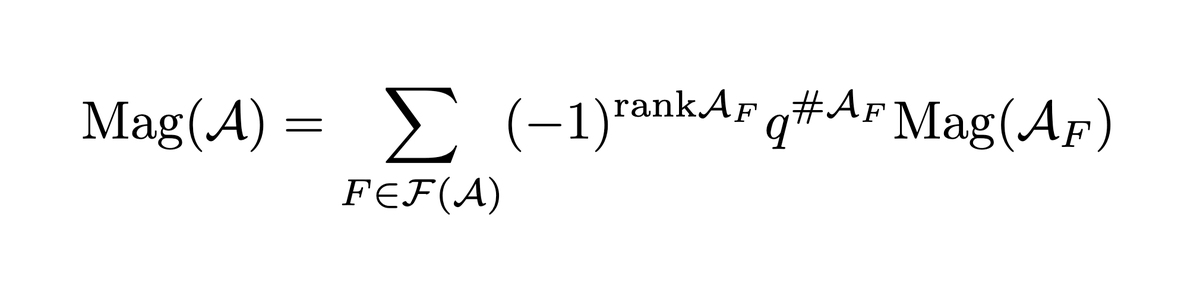 J_Koizumi_233's tweet photo. もう一つの面白い結果が「face decomposition formula」という公式です．これはMag(A)をより小さい超平面配置のmagnitudeで表す式で，Mag(A)の高速な計算を可能にします．これも元々は予想だったのですが，なんとChatGPT-5.5 Proがほとんど独力で証明してしまいました．これには非常に驚かされました． https://t.co/PnrQrzprZr