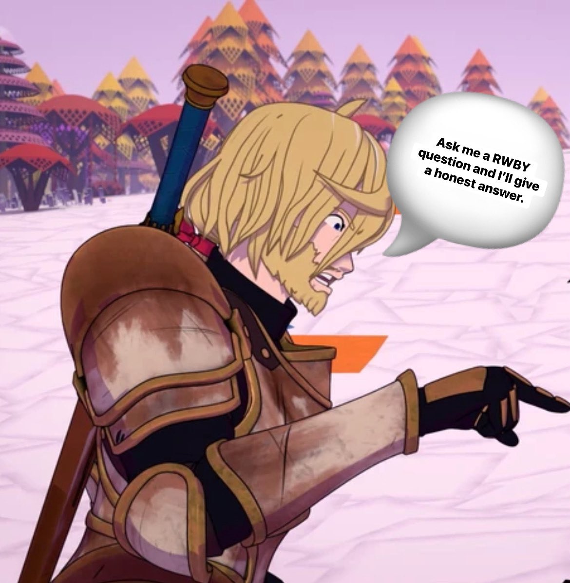 jaYTgameNews's tweet image. Ask me anything #RWBY. #JauneArc