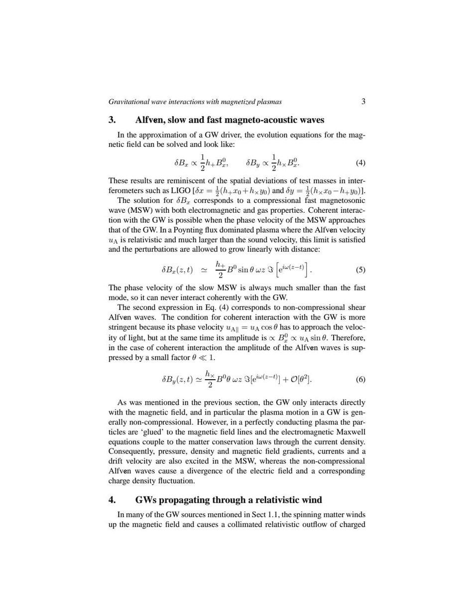 Moth3693's tweet image. Gravitational waves interaction with magnetized plasma 2004 #Plasma #Fusion