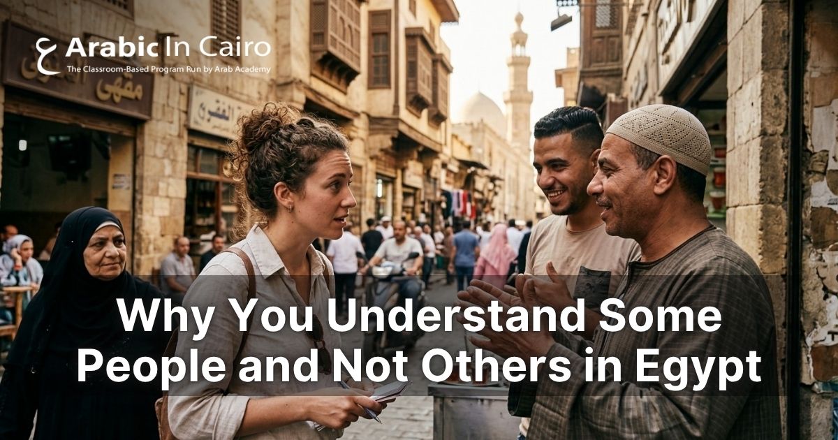 arabacademy's tweet image. Explore the fascinating nuances of egypt language and culture. Discover why communication varies across egypt cities and how to master it in Cairo.
Learn more : arabacademy.com/why-you-unders…
.
.
#learning #arabiclanguage #egypt #learn #arab #ArabAcademy #LearnArabicOnline #ArabCulture
