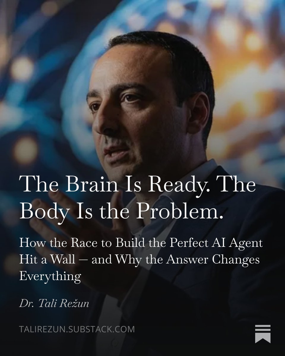 talirezun's tweet photo. The Brain Is Ready. The Body Is the Problem.

This is where we are in May 2026.

───────────────────────

For three years, the question was: are AI models good enough?

That question is answered. Context windows hit 1 million tokens. Open-source models now rival the closed frontier. The intelligence we need to automate our daily work genuinely exists.

The new question is harder:

How do we build an AI assistant that actually does the things we spend hours doing manually on our computers every day — while keeping our data safe?

───────────────────────

This is the direction the entire industry is moving right now.

@AnthropicAI built Dispatch — message Claude from your phone, come back to find the work done on your Mac.

@OpenAI rebuilt Codex as a full desktop agent — it sees your screen, clicks, types, and runs tasks in the background while you keep working.

@openclaw went from zero to 347,000 GitHub stars in 5 months — the most-starred software repo in history — because one developer built what everyone actually wanted: an AI assistant that lives in the messaging apps you already use and works for you while you get on with your life.

The direction is clear. The obstacles are not.

───────────────────────

→ Social media APIs are locked. You cannot automate posting to X, Facebook, or Instagram.
→ The open web is closing. Platforms are actively blocking AI agent access.
→ Cloud agents need your data — but your most sensitive data cannot leave your environment.
→ Local models are almost capable enough. But not yet for most daily tasks.

We have the brain. Building the right body for it — one that can reach the data it needs, through channels that are increasingly locked, without compromising the privacy of what it touches — is the defining infrastructure challenge of the next two years.

───────────────────────

In my new From Lab to Life article, I document exactly where we stand:

✦ Why 1M token context was the silent prerequisite for everything
✦ What OpenClaw proved — and why the big labs are now building the same thing
✦ Anthropic vs OpenAI: two architectures, one race
✦ The API barrier and the privacy dilemma — neither resolved cleanly yet
✦ A practical framework for connecting your agent to your data safely
✦ What open-source models mean for data sovereignty

Links in the first comments.

#FromLabToLife #AI #AIAgents #FutureOfWork #ContextEngineering #Privacy #OpenSource #Automation