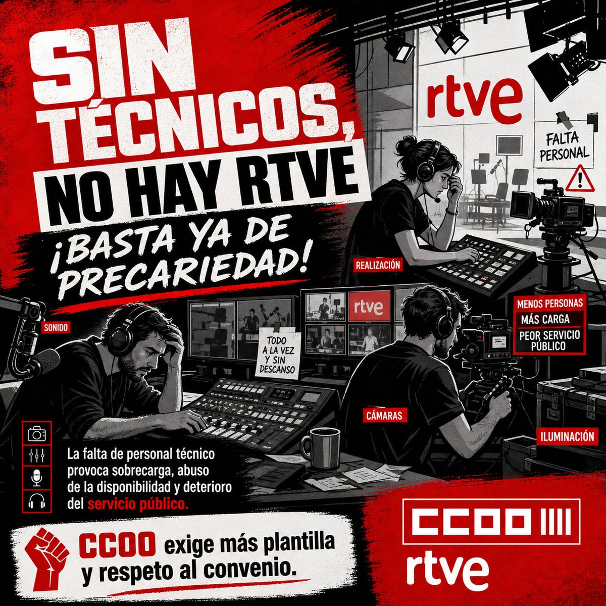 CCOO RTVE tweet media