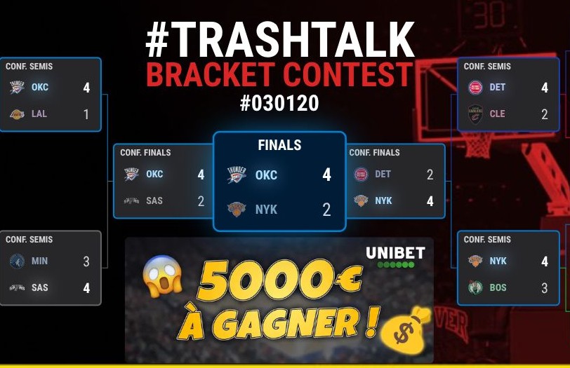 pressebasket's tweet photo. Bon, mine de rien, 7/8 pour les demi-finales, c'est très correct.
Pas merci aux Celtics !!!!
#trashtalk #trashtalkbracketcontest @TrashTalk_fr #nbaplayoffs https://t.co/EgrInZOKXh